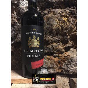 Rượu Vang Ý Montecore Primitivo I.G.P uống ngon bn1